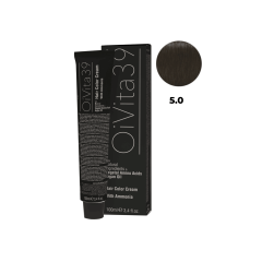 OiVita39 Krem koloryzujący do włosów z amoniakiem 5.0, 100 ml