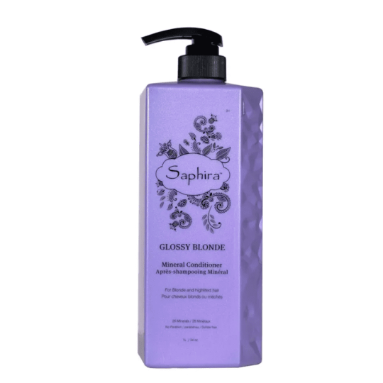 Odżywka Saphira Glossy Blonde neutralizująca żółć 1000 ml