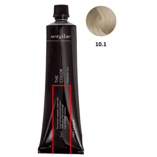 SERGILAC 10.1 krem ​​do farbowania włosów, 120 ml