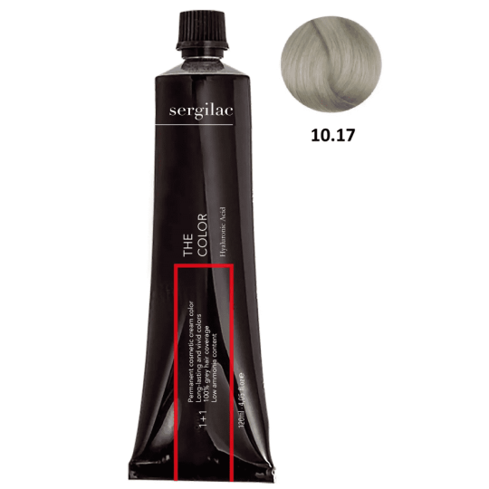 SERGILAC 10.17 krem ​​do farbowania włosów, 120 ml