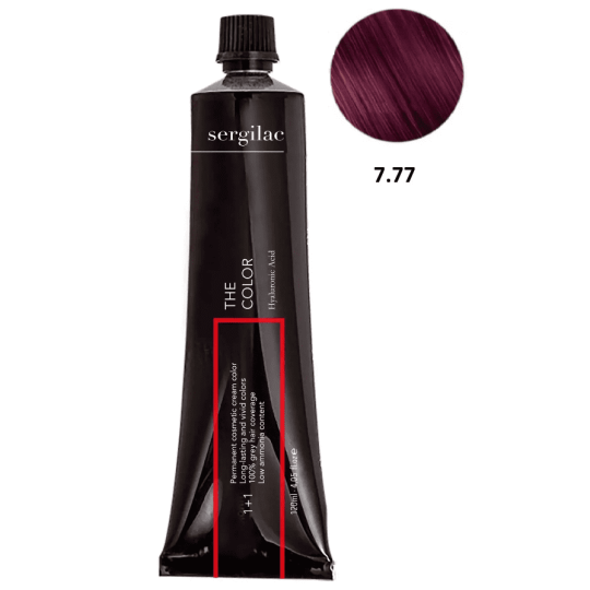 SERGILAC 7.77 krem ​​do farbowania włosów, 120 ml