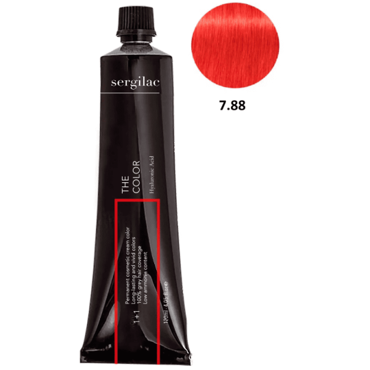 SERGILAC 7.88 krem ​​do farbowania włosów, 120 ml