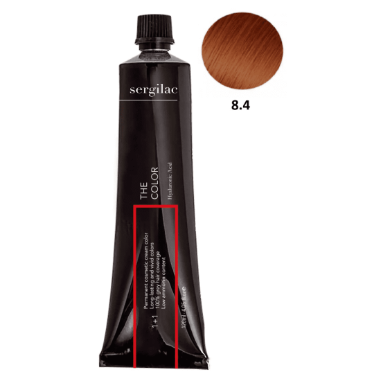 SERGILAC 8.4 krem ​​do farbowania włosów, 120 ml