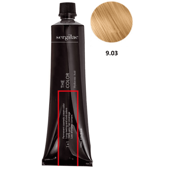 SERGILAC 9.03 krem ​​do farbowania włosów, 120 ml